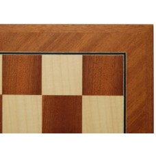 Schaakbord Mahon/Ahorn diag.V.55mm.52cm