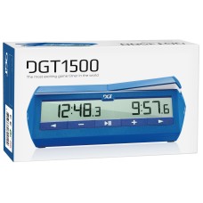 Schaakklok DGT 1500 digitaal blauw
* verwacht week 9/10 *