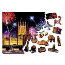 Wooden puzzle London by Night L 300