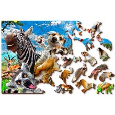 Wooden puzzle Welcome to Africa XL 600