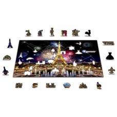 Wooden puzzle Paris by Night XL 600