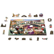 Wooden puzzle Venice Carnival L 300