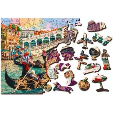 Wooden puzzle Venice carnival XL 600