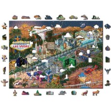 Wooden puzzle Welcome to Las Vegas XL750