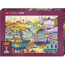 Puzzle Wes Anderson Films 1000 Heye