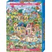 Puzzel Good Morning, Happytown 1000 Heye NEW 
* herdruk, levertijd onbekend *
