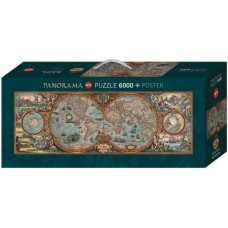 Puzzel Hemisphere Map 6000 Pan.Heye 29615
* verwacht week 51 *