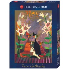 Puzzel Lilies,Wachtmeis.1000 Heye 29819