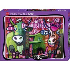 Puzzel Striped Cows 1000 Heye 29984