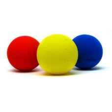 Soft tennisballs 3 pcs.3 colours 68 mm.