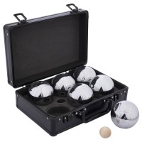 Metal Boules/Pétanque-case  6 balls 2x3  720gr
