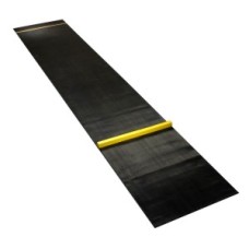 Dart mat rubber with oche 300 x 60 cm.