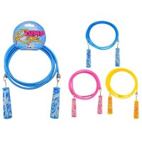 Springtouw De Luxe ass.fluor kleur 220 cm