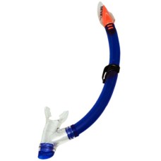 Snorkel Alisei blue/transp Silic. mouthpiece