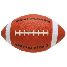 American Football Mmini rubber brown size 3