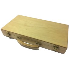 Poker-Case Wood for 300 Chips Empty