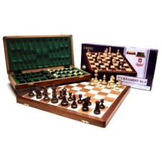 Chess cas.Tournam.5 Mahog/Ash 48x24cm