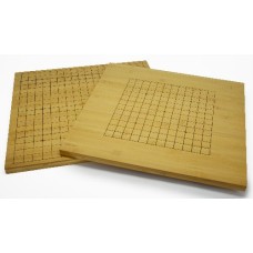 Go board bamboo 19x19 and 13x13 47x44cm
