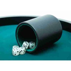 Dice-cup Pro.black Vinyl straight 10x8 cm 
* delivery time unknown *