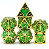 Dobbelstenenset Metaal Steampunk Groen
* Verwacht week 21 *
