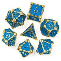 Dobbelstenenset Metaal Blauw Goud
* Verwacht week 21 *