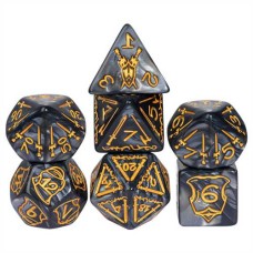 Dobbelst.Set Jumbo Warrior Zwart 7dlg
* levertijd onbekend *