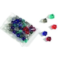 Acryl.dice, 8 sides, 22 mm, diff.col.ass.p.12
* delivery time unknown *