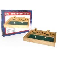 Shut the box dice game small 28x20x3 cm