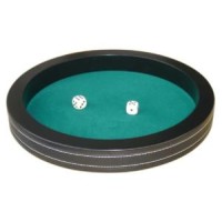 Dobbelpiste 40 cm.zw.MDF/gro.velours