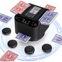 Kaartdeler+schudder MAX 6 Zwart