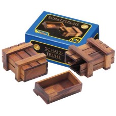 Treasure chest brain breaker wood 9x7x4 cm
* delivery time unknown *