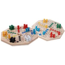Ludo Jumbo XL 50cm.wood double 4+6 players
* delivery time unknown *