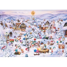 Puzzle Christmas Choir, Comic 1000 p. Piatnik